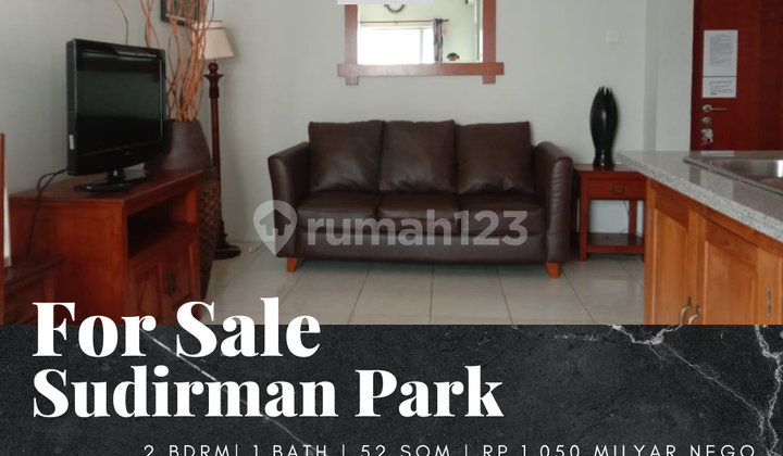 For Sale Sudirman Park Apartment 2 Bedrooms Fully Furnished