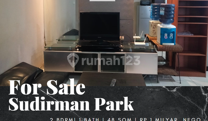 Dijual Apartemen Sudirman Park 2 Bedroom Lantai Tengah Furnished