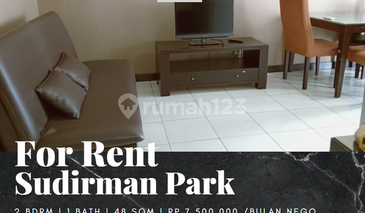 Rent Sudirman Park Apartment 2 Bedroom Mid Floor Furnished