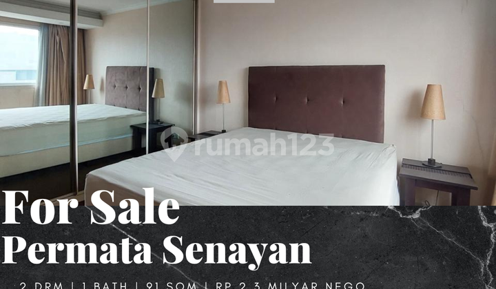 Dijual Apartement Permata Senayan 2Br Full Furnished