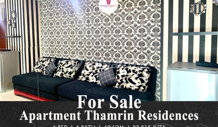 For Sale Apartment Thamrin Residence 1 Bedroom Fully Furnished