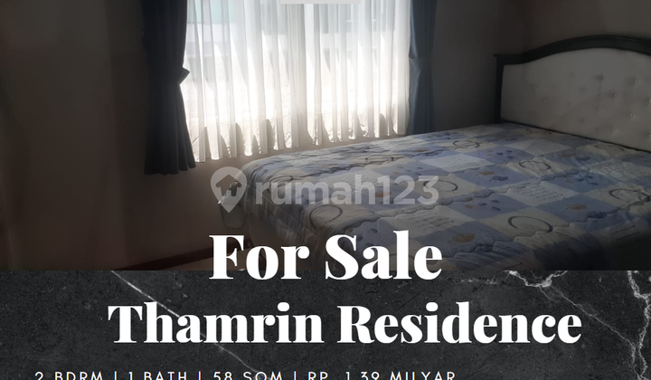 Dijual Apartemen Thamrin Residence 2 Bedroom Full Furnished Tower A Dijual Apartemen Thamrin Residence 2 Bedroom Full Furnished Tower A