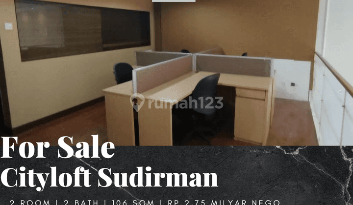 Apartement Cityloft Sudirman 2 BR Furnished Bagus 1