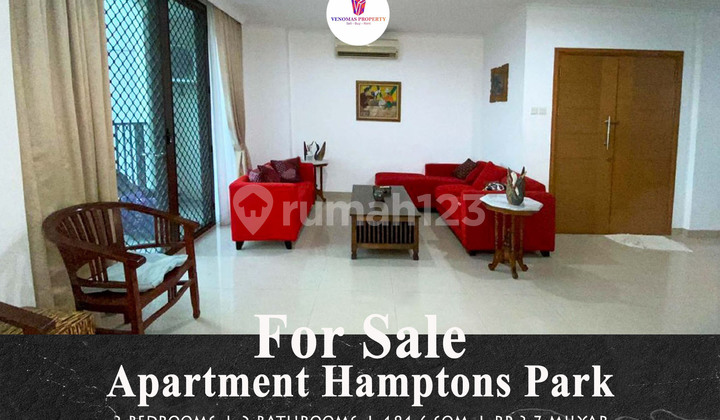 Sell Hamptons Park Apartment 3 Bedrooms Golf View Semi Furnished