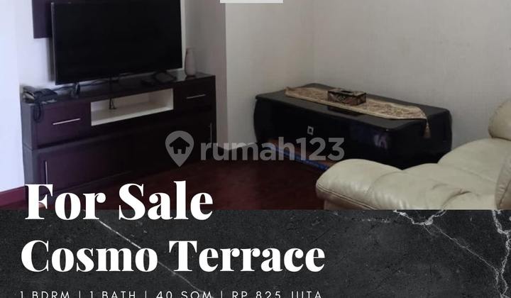 For Sale Cosmo Terrace 1 BR Apartment Fully Furnished City View