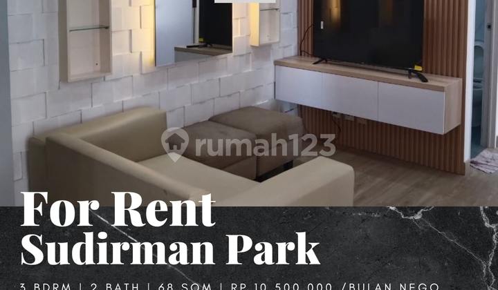 Disewakan Apartement Sudirman Park 3br Full Furnished High Floor
