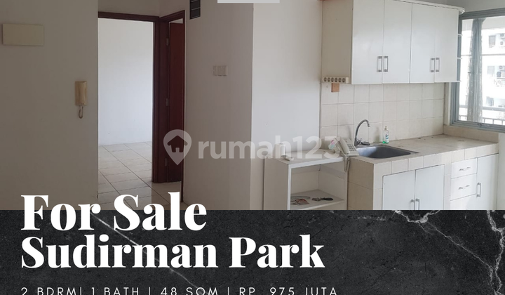 For Sale: Sudirman Park Apartment 2 BR Unfurnished Good