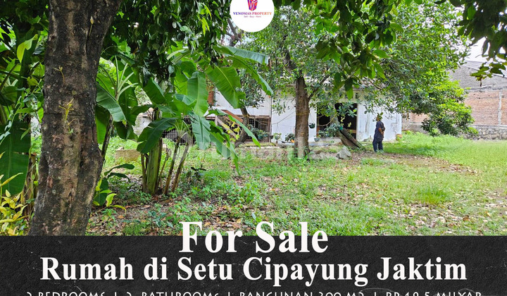House for Sale in Cipayung, East Jakarta, Large Land, Strategic Location