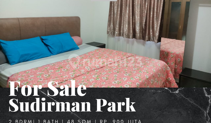 Dijual Apartement Sudirman Park 2 BR Furnished Bagus Tower B 1