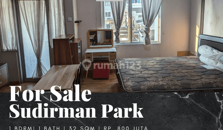 Dijual Apartement Sudirman Park 1 BR Furnished Bagus