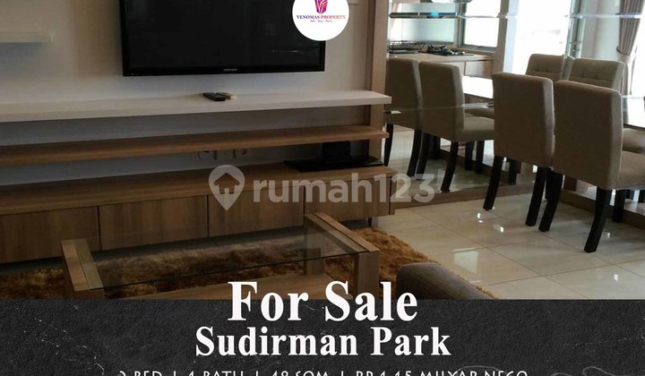 For Sale Sudirman Park Apartment 2 Bedroom Fully Furnished Low Floor