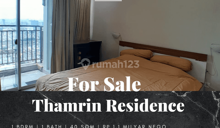 Apartement Thamrin Residence 1 BR Furnished Bagus 1