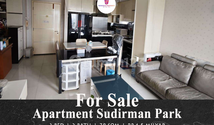 Dijual Apartemen Sudirman Park 3 BR Furnished Bagus High Floor Dijual Apartemen Sudirman Park 3 BR Furnished Bagus High Floor