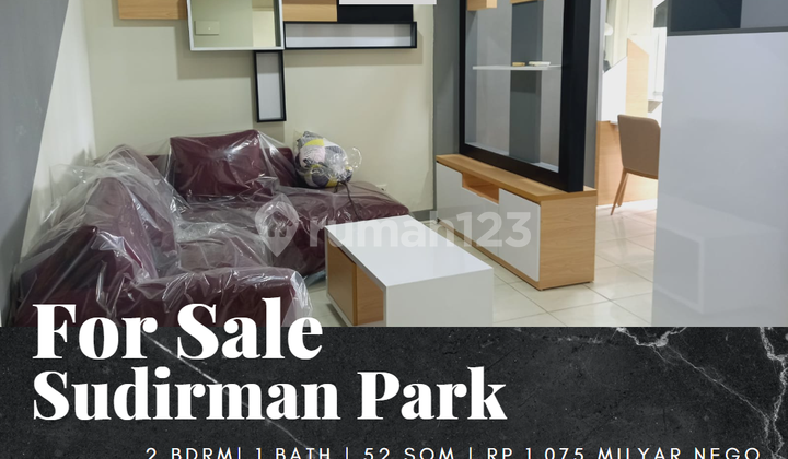 For Sale Sudirman Park Apartment 2 Bedroom Furnished Good