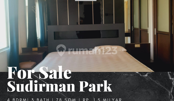 Dijual Apartement Sudirman Park 3 Bedroom Furnished Bagus 1