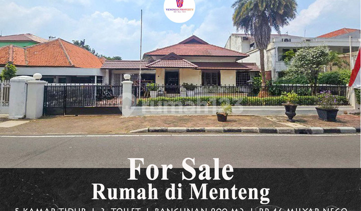 Rumah Dijual di Menteng Siap Huni Lokasi Premium