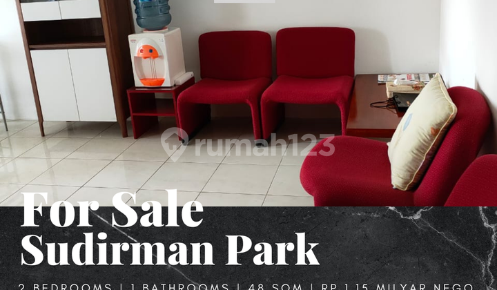 Dijual Apartemen Sudirman Park 2 Bedroom Full Furnished Low Floor
