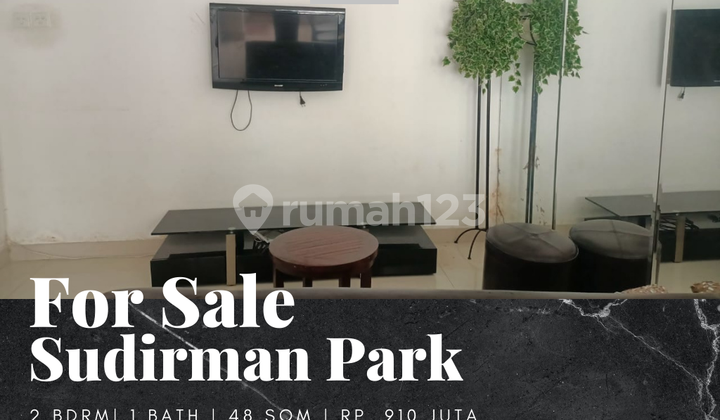 Dijual Apartemen Sudirman Park 2 Bedroom Furnished Bagus 1