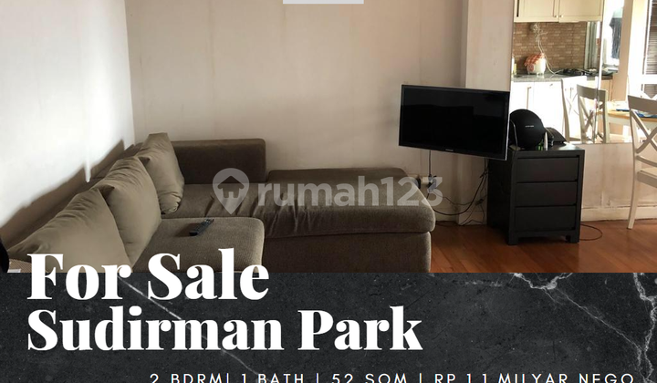 Dijual Apartemen Sudirman Park 2br Semi Furnished Mid Floor