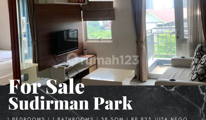 Dijual Apartemen Sudirman Park 1 Bedroom Furnished Lantai Rendah