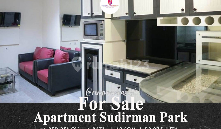 For Sale Sudirman Park Apartment 1 Bedroom Renovated High Floor