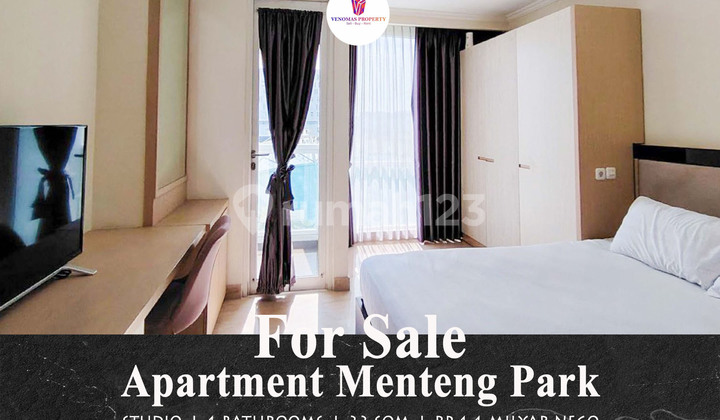 Jual Apartemen Menteng Park Tipe Studio Tower Diamond Furnished