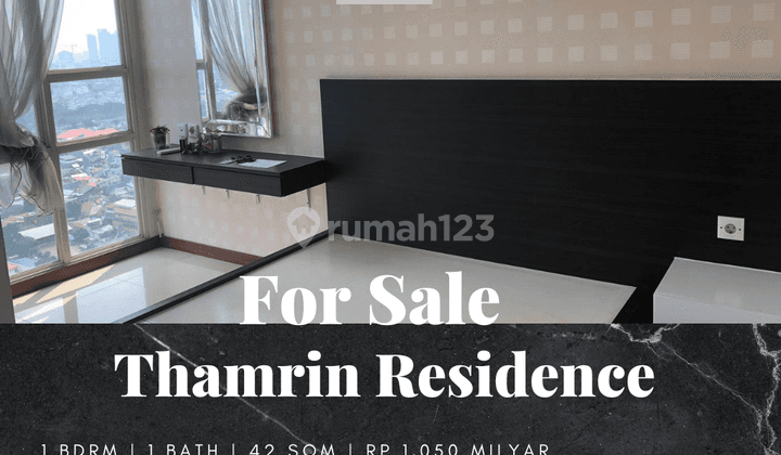 Dijual Apartement Thamrin Residence 1 BR Furnished Bagus 1