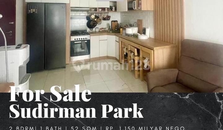 Dijual Apartement Sudirman Park 2 BR Furnished Bagus Tower B