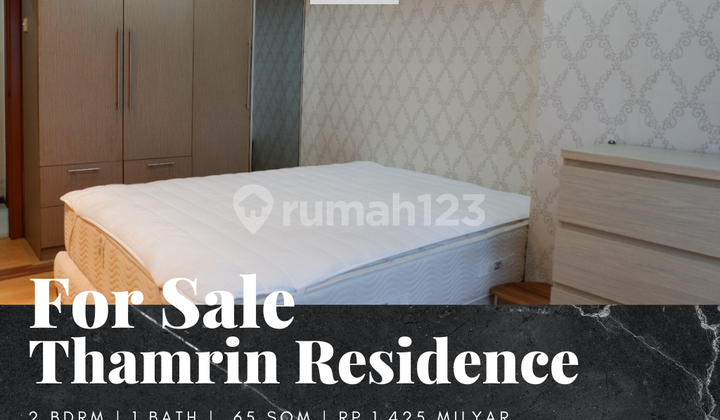 For Sale Thamrin Residence Apartment 2BR Fully Furnished South View For Sale Thamrin Residence Apartment 2BR Fully Furnished South View
