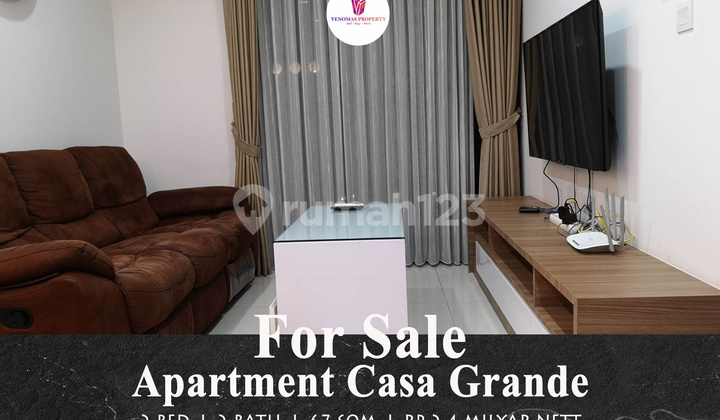 For Sale Casa Grande Apartment 2BR Fully Furnished Low Floor