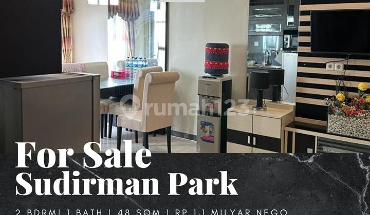 Dijual Apartemen Sudirman Park 2 Bedroom Lantai Tinggi Furnished