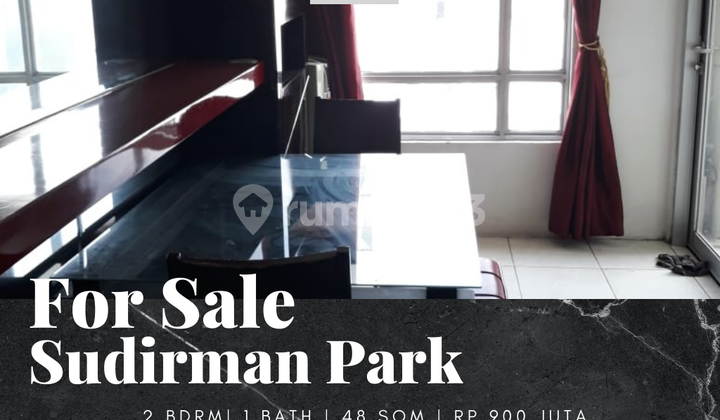 For Sale Sudirman Park Apartment 2 Bedroom Furnished High Floor