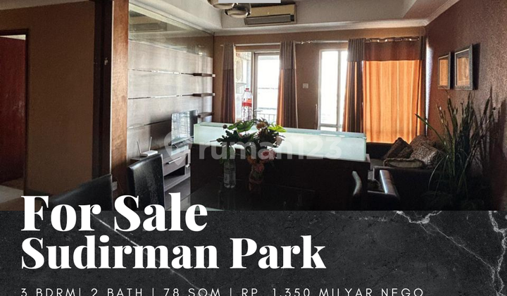 For Sale Sudirman Park Apartment 3 Bedroom High Floor Furnished For Sale Sudirman Park Apartment 3 Bedroom High Floor Furnished