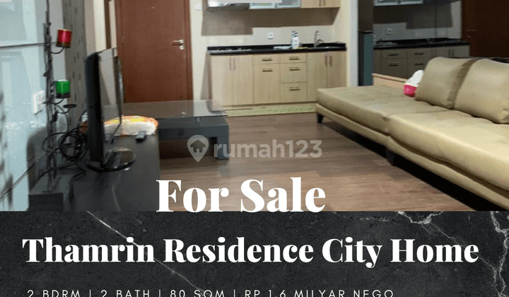 Apartement Thamrin Residence City Home 2 BR Furnished Bagus 1