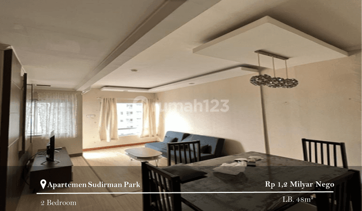 Dijual Apartement Sudirman Park 2 BR Furnished Bagus Tower B 1