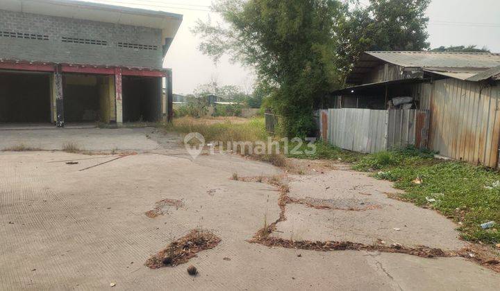 Disewakan Lahan/tanah cocok untuk workshop Pool mobil,& Gudang Di Pasir Gombong Kec.Cikarang Utara Kab. Bekasi 2