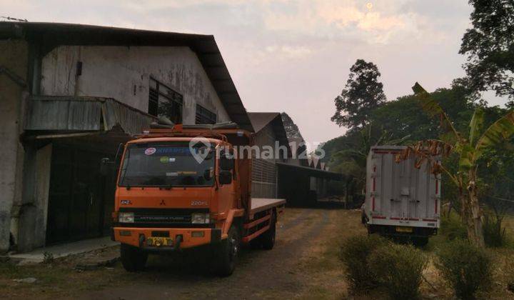 Dijual Lahan Bonus Bangunan Pinggir Jalan Provinsi Cocok untuk Pabrik Workshop Pergudangan Di Cikupa Tangerang  2