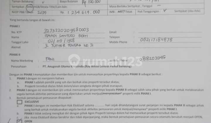 Rumah Tinggal, Bagus,Shm, Margahayu Raya, Bandung (Fn) 2