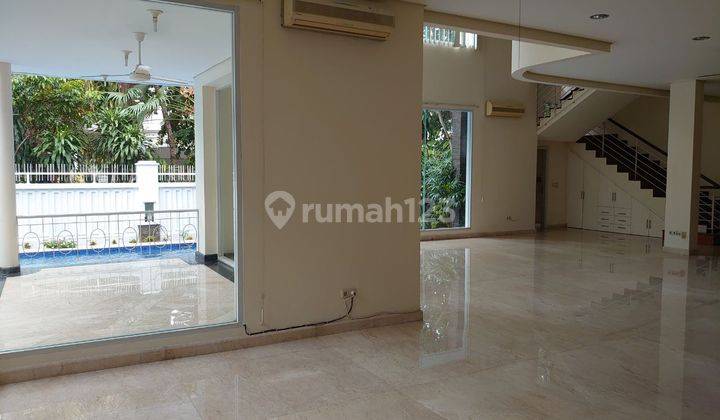 Sewa Rumah Bagus 4 BR Pondok Indah 3 Lantai Swimming Pool Gym 4br Unfurnished 2