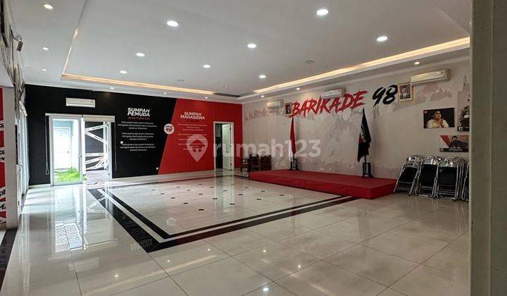 Lm0023 Tanah Bonus Bangunan Siap Renov Dekat St Cikini Tepi Jalan 1