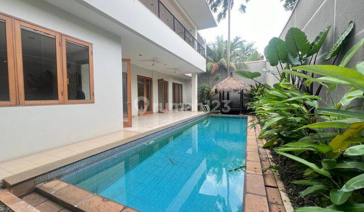 Lp0022 Rumah Kemang Luxury Pool Jalan Lebar Selangkah Kemang Raya 1