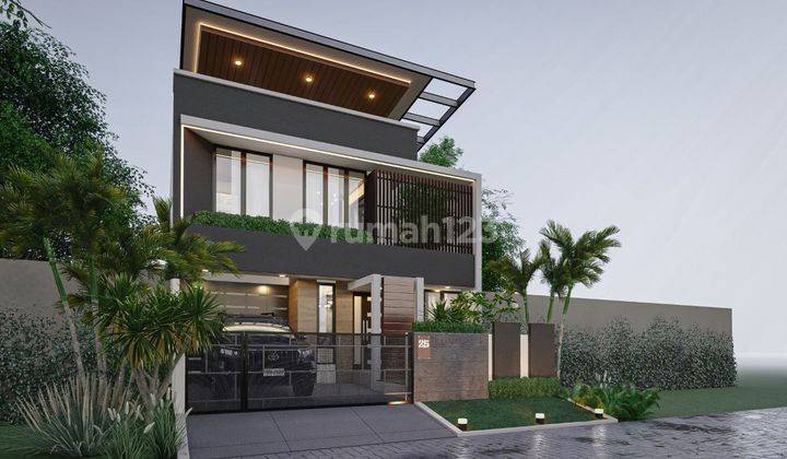 Rumah 2 Lantai Design Modern di Cluster Araya Golf, Malang 1