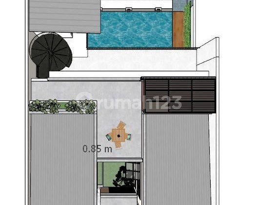 Rumah Semi Furnished di Araya Golf, Blimbing Malang  2