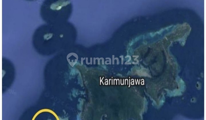 Tanah Luas dengan Pantai Lokasi Kepulauan Karimun Jawa, Kab. Jepara 
