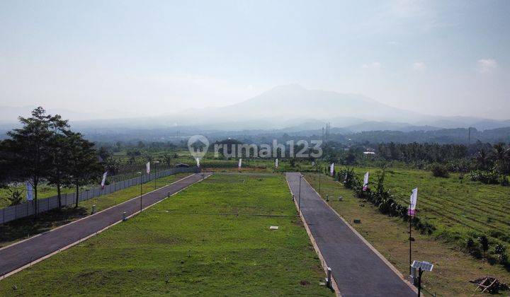 JUAL TANAH MURAH VIEW PEGUNUNGAN PINGGIR JALAN DEKAT EXIT TOL 2