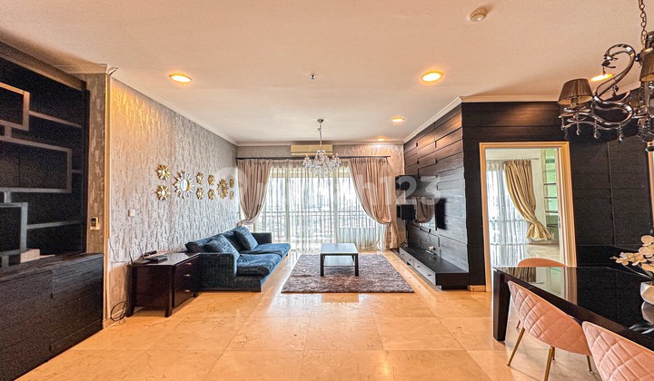 Sewa Apartemen Good&amp;Nice di Senayan Residences 3BR 168m2 Furnished 2