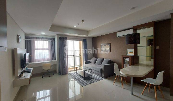 Disewakan Apartemen Trivium 1br Besar 56sqm Strategis Di Lippo Cikarang 1