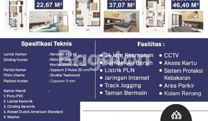 APARTEMEN SENTRALAND TYPE STUDIO 2