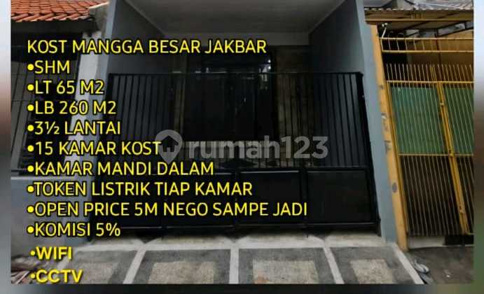Dijual Rumah Kost Baru Di Mangga Besar