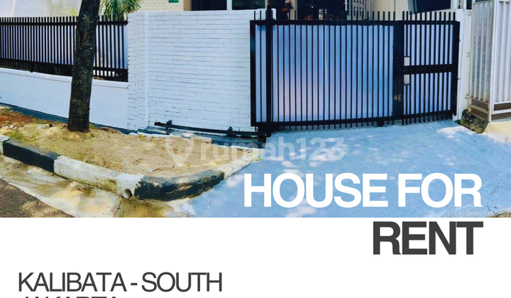 Disewakan Rumah Komplek Kalibata Jaksel  